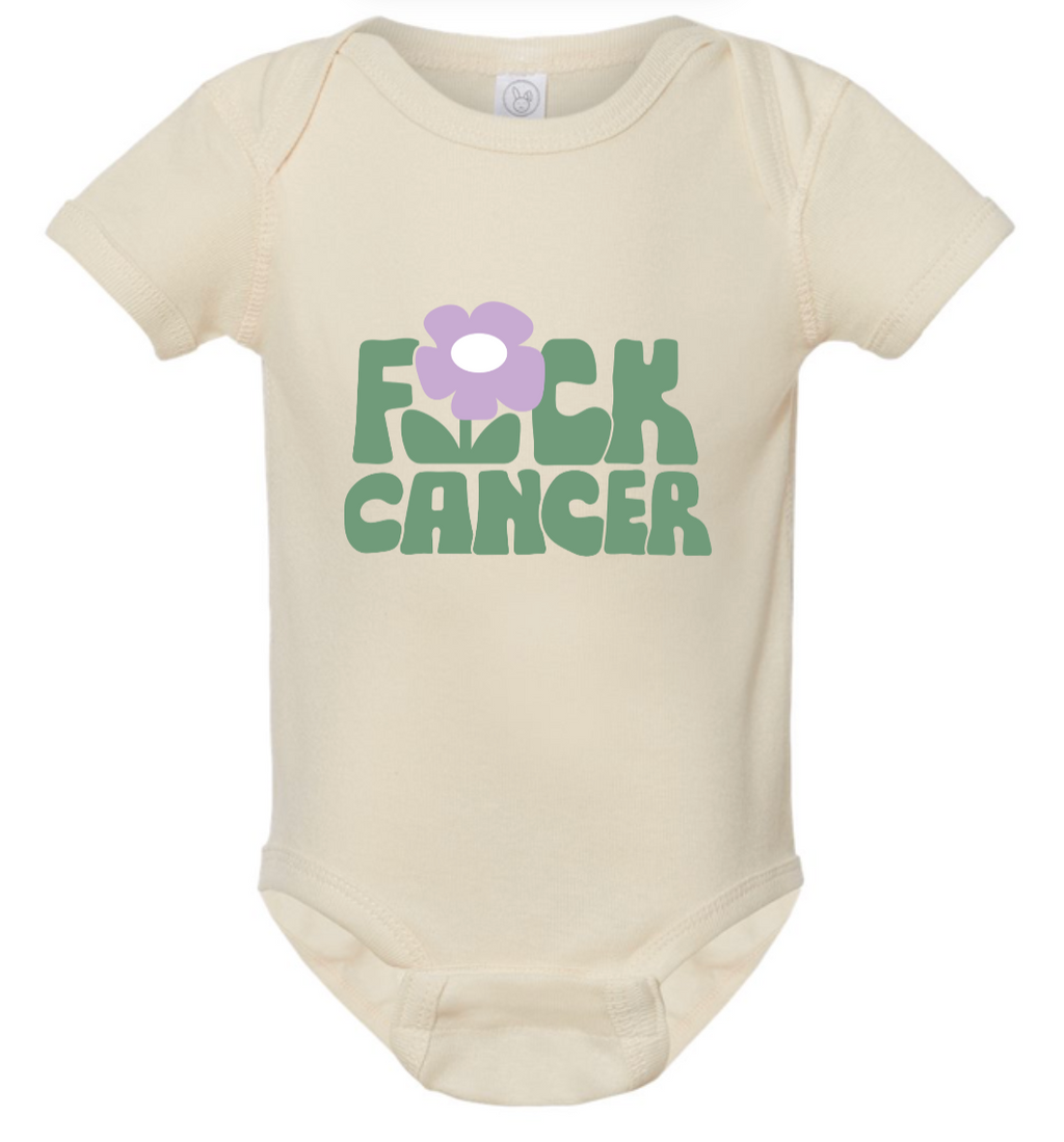F🌺CK CANCER INFANT ONESIE *PRE-ORDER*
