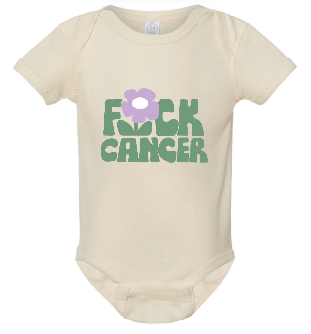 F🌺CK CANCER INFANT ONESIE *PRE-ORDER*